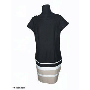 STUDIO ONE NEW YORK Colorblock Sheath Dress 14